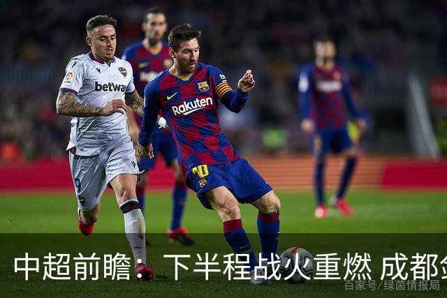 中超前瞻：下半程战火重燃 成都剑指三分申花求反弹