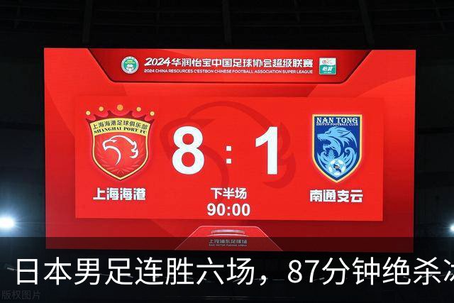 日本男足连胜六场，87分钟绝杀冰岛，备战世界杯气势如虹！